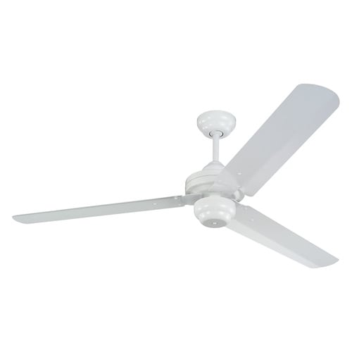 Monte Carlo Fan Company Studio 54in White Indoor Downrod Ceiling Fan
