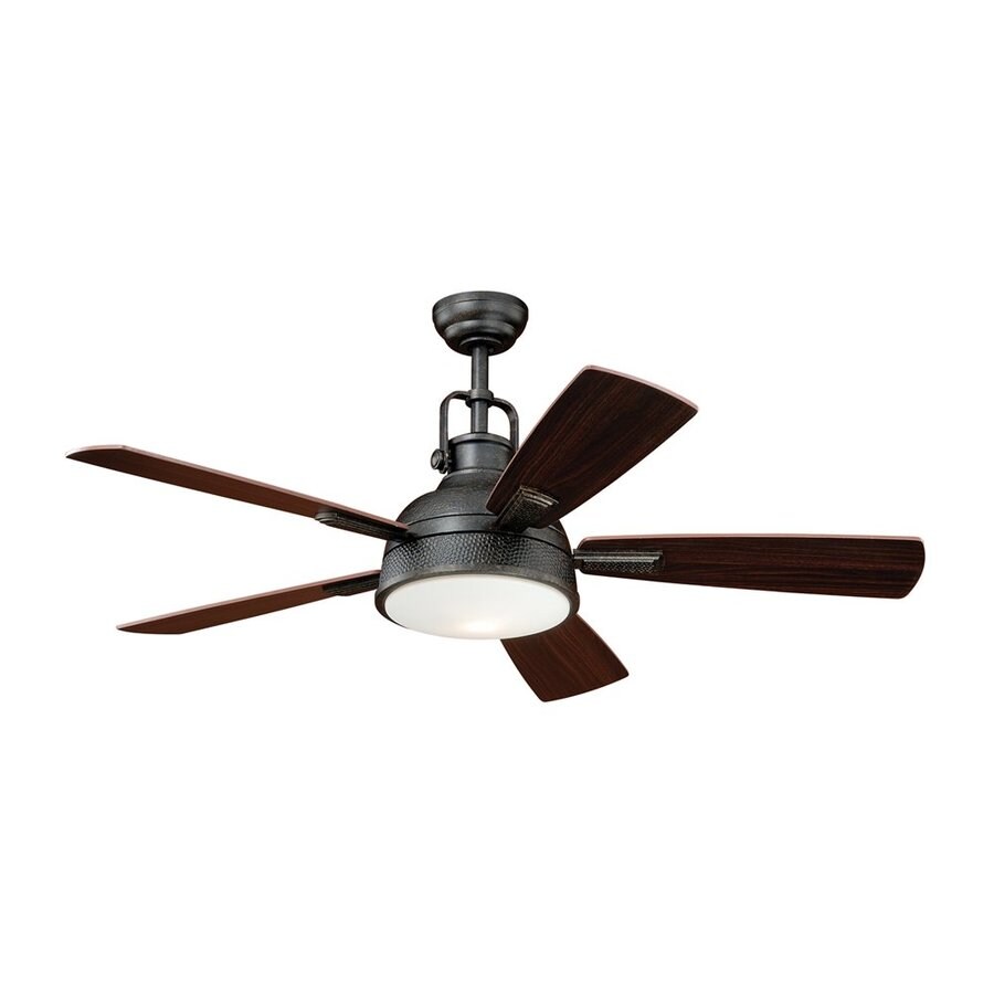 Cascadia Lighting 52 In Gold Stone Indoor Downrod Ceiling