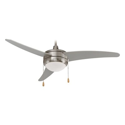 Royal Pacific Contempo I 50 In Brushed Nickel Led Indoor Downrod Brushed Nickel Led Indoor Downrod