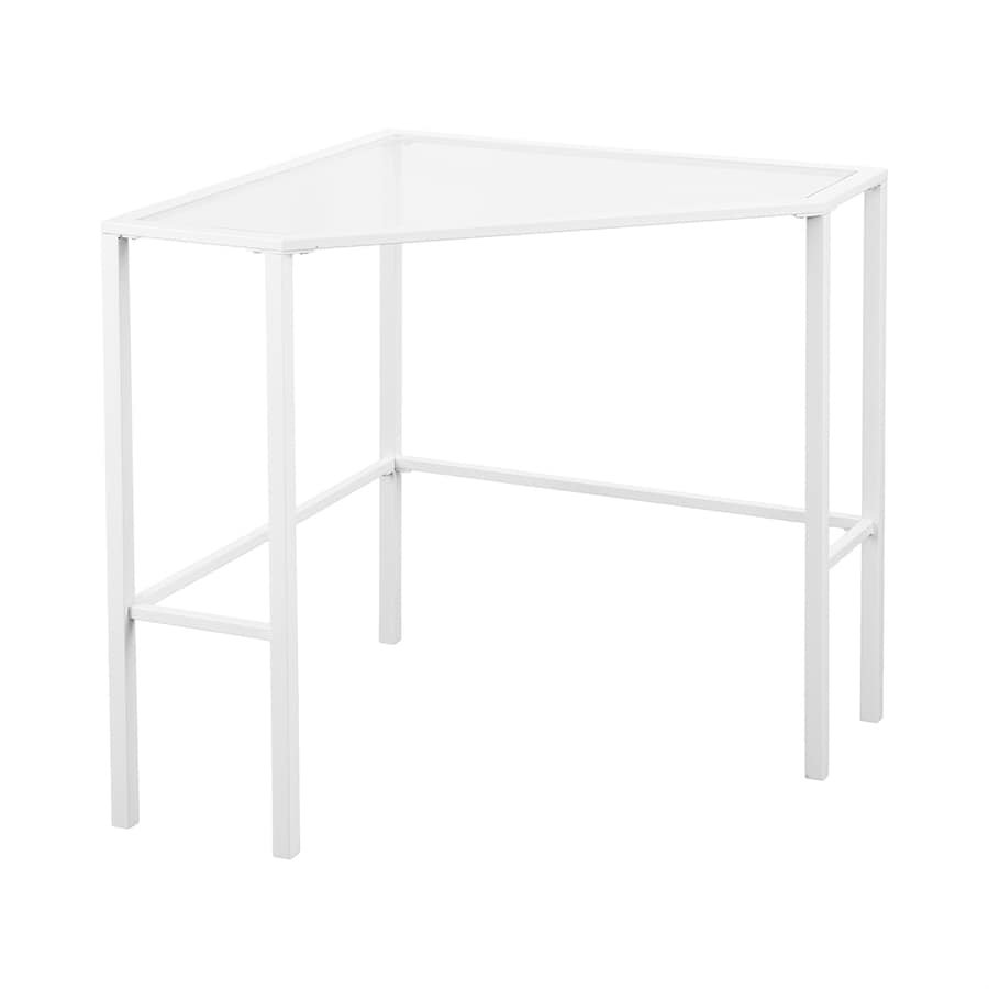 Boston Loft Furnishings Keyley Contemporary Clear Glass Corner Boston Loft Furnishings Keyley Contemporary Clear Glass Corner Desk