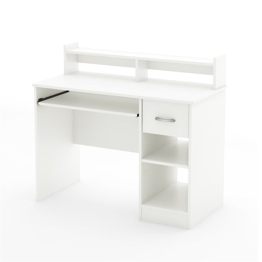 South Shore Furniture Axess Contemporary Pure White Computer Desk