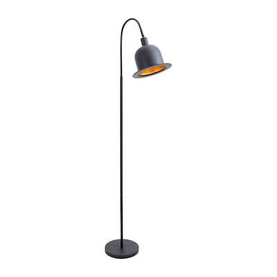 Lumisource Charlie 64 5 In Black Gold Foot Switch Arc Floor Lamp