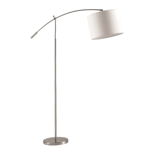 Fine Mod Imports 60 In Steel Arc Floor Lamp With Metal Shade At