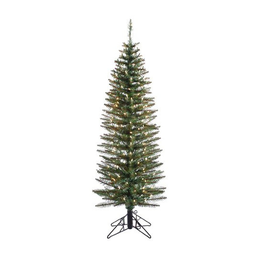 Northlight 5ft 276Count PreLit Pencil Pine Slim Artificial Christmas