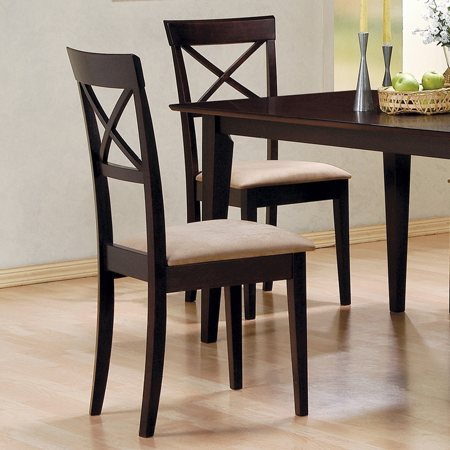 Coaster Fine Furniture Mix Match Cross Back Side Dining Chair Set Coaster Fine Furniture Mix Match Cross Back Side Dining Chair Set Of 2