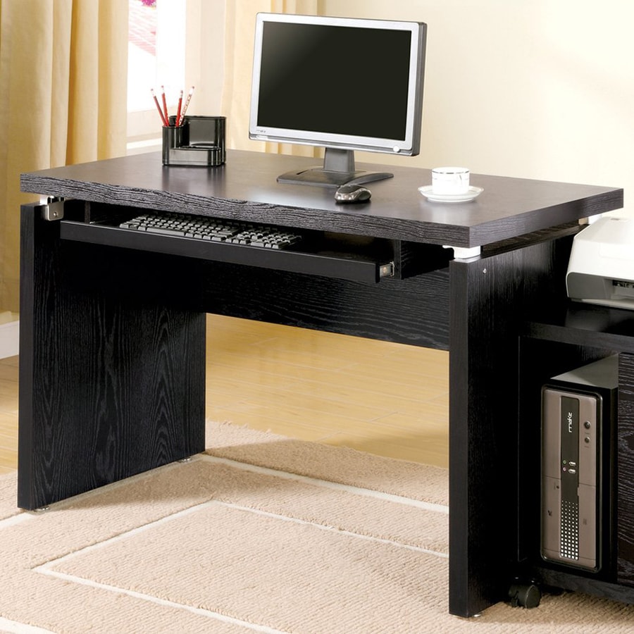 Coaster Fine Furniture Black Computer Desk At Lowes Com