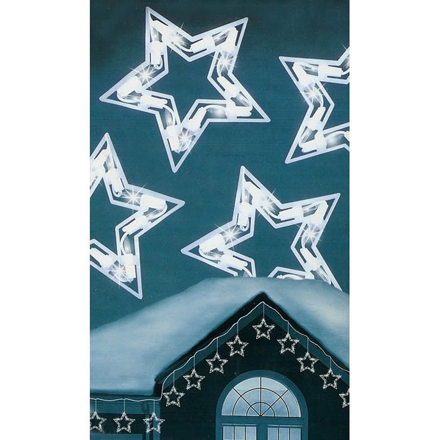 Northlight 100Count 8.9ft Twinkling Clear White Star Indoor/Outdoor
