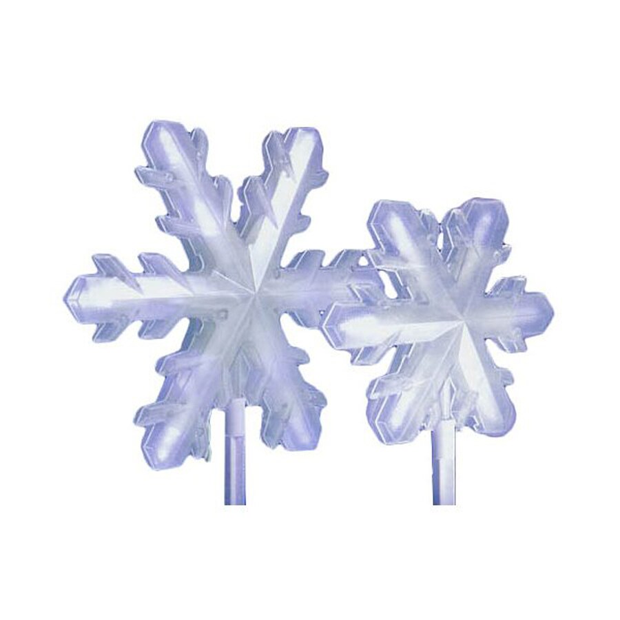 Northlight 4 Marker White Snowflake Pathway Markers At Lowes Northlight 4 Marker White Snowflake Pathway Markers