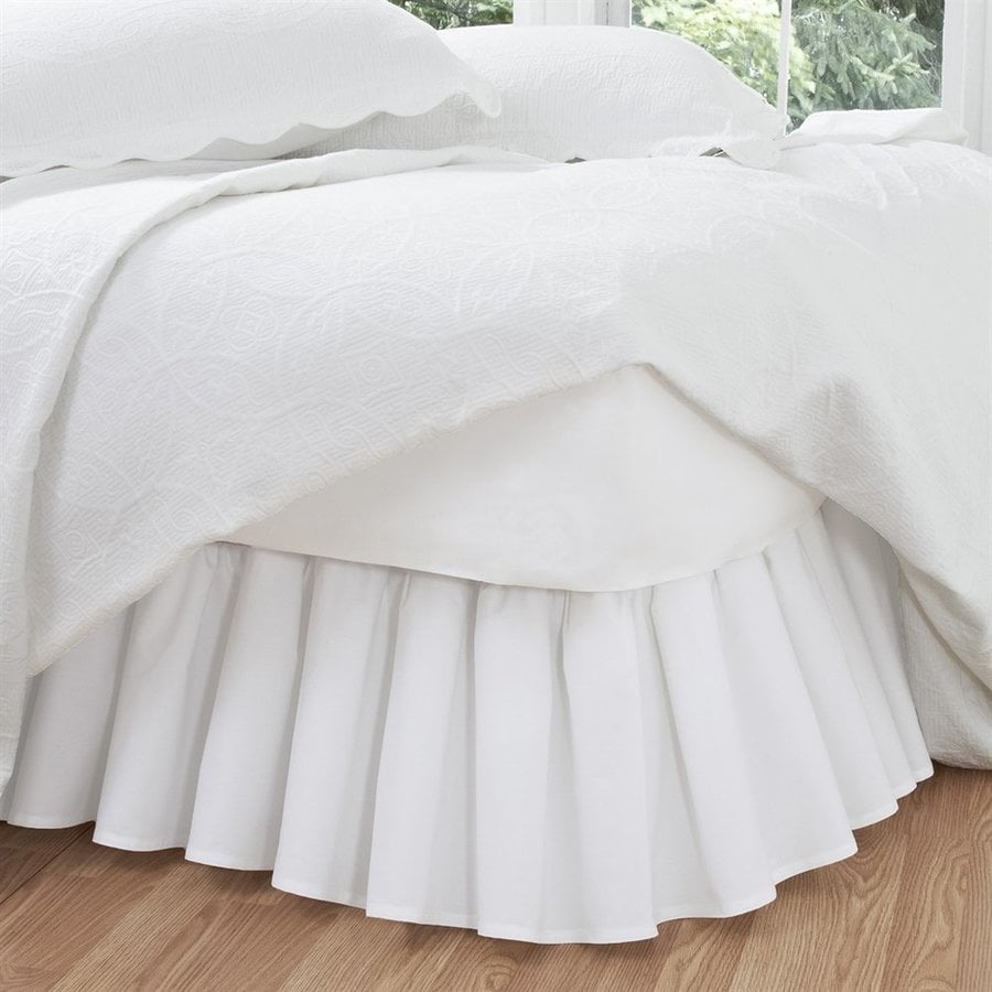 Levinsohn Textile Company Fresh Ideas White Queen 14in Bed Skirt in
