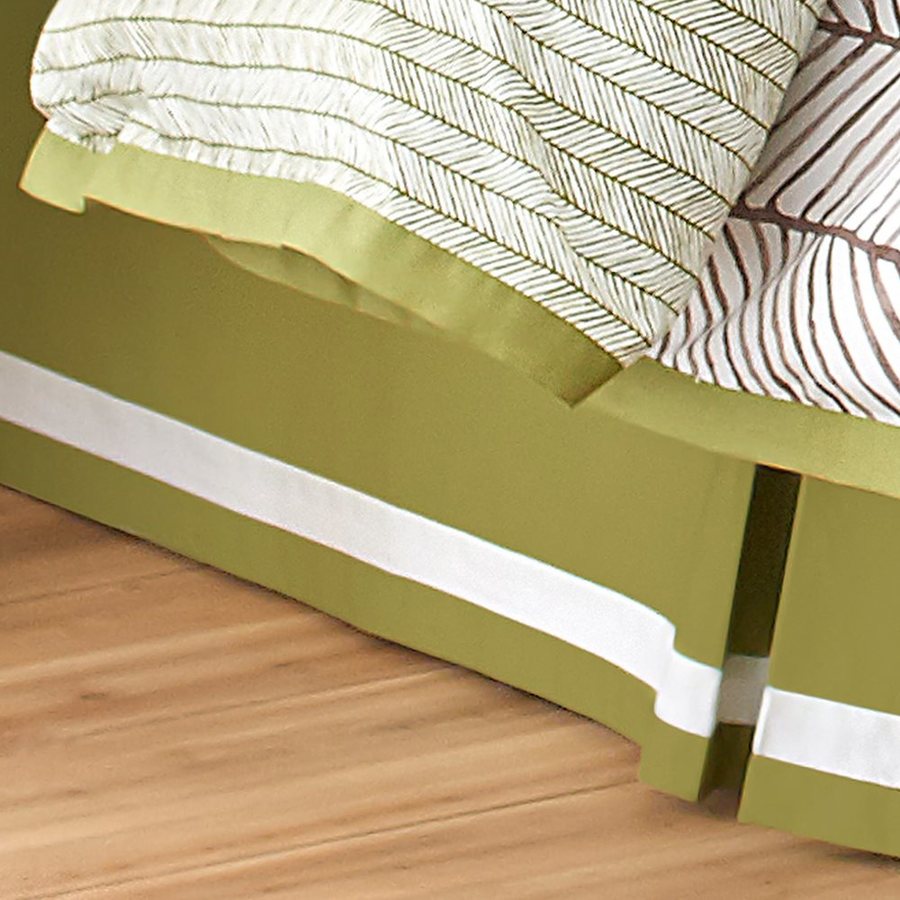 Jill Rosenwald By Westpoint Home Arrows Green White Queen 15 In Bed