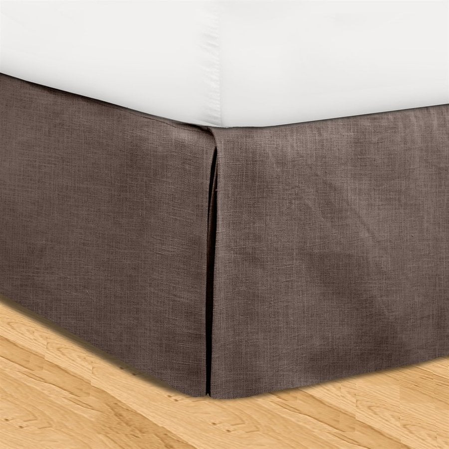 Veratex HUYS ADJUSTABLE LINEN BEDSKIRT in the Bed Skirts department at ...