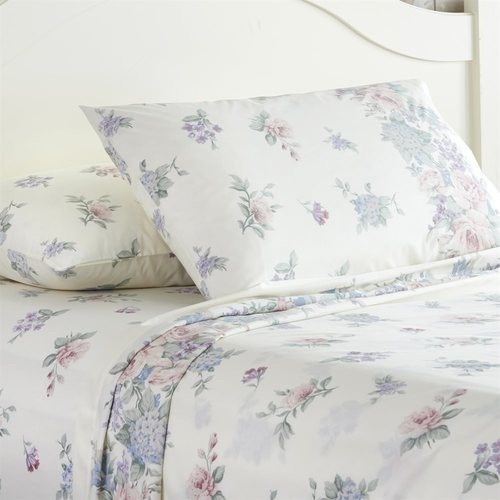 Heritage Home Fashions Martex Twin Cotton Blend Sheet Set at Lowes.com