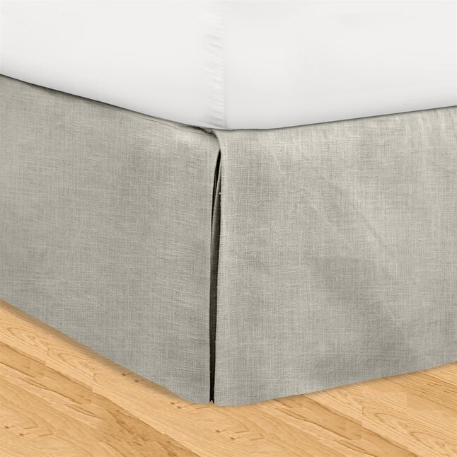 Veratex HUYS ADJUSTABLE LINEN BEDSKIRT in the Bed Skirts department at ...