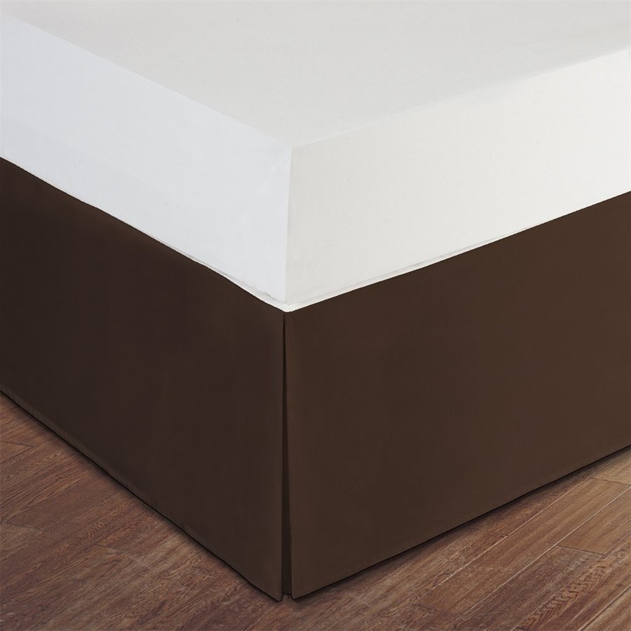 Levinsohn Textile Company Lux Hotel Chocolate Queen 14 In Bed Skirt Levinsohn Textile Company Lux Hotel Chocolate Queen 14 In Bed Skirt