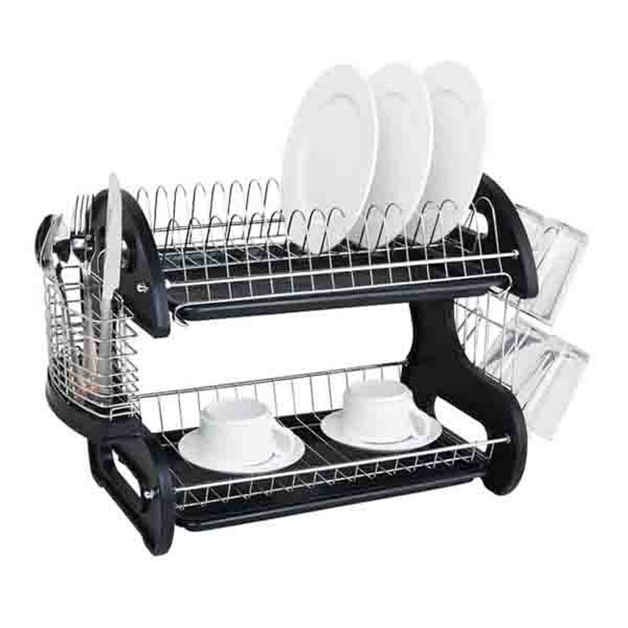 Dish Racks Trays At Com Home Basics 11 In W X 22 L 13 5 H