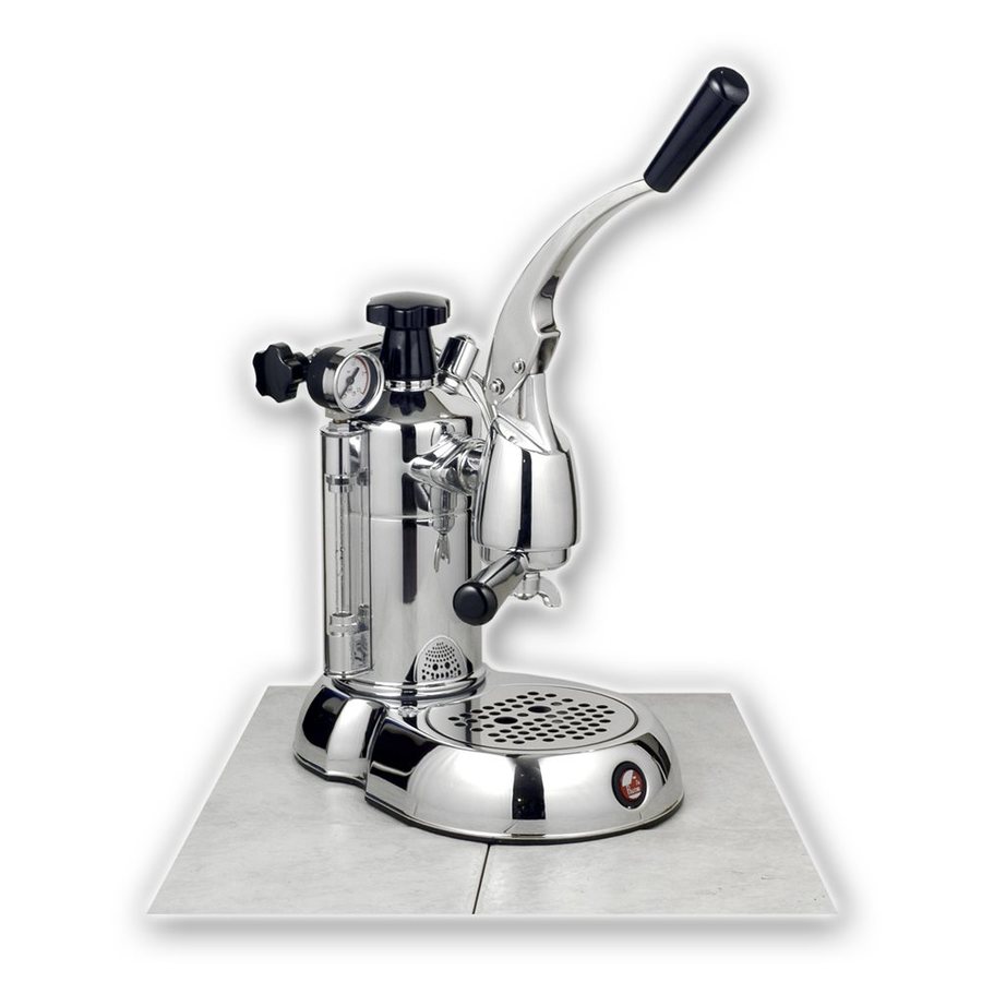 La Pavoni Stradivari Chromed Brass Manual Espresso Machine At 