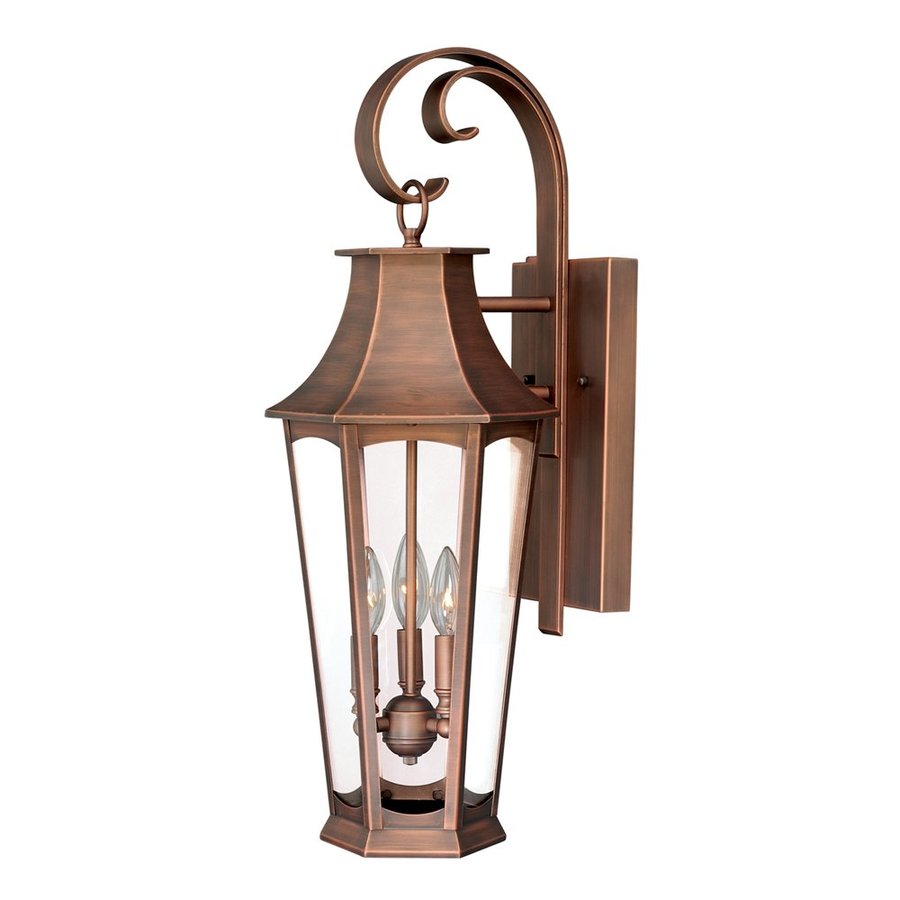 Cascadia Lighting Preston 26 75 In H Brushed Copper Outdoor Cascadia Lighting Preston 26 75 In H Brushed Copper Outdoor Wall Light