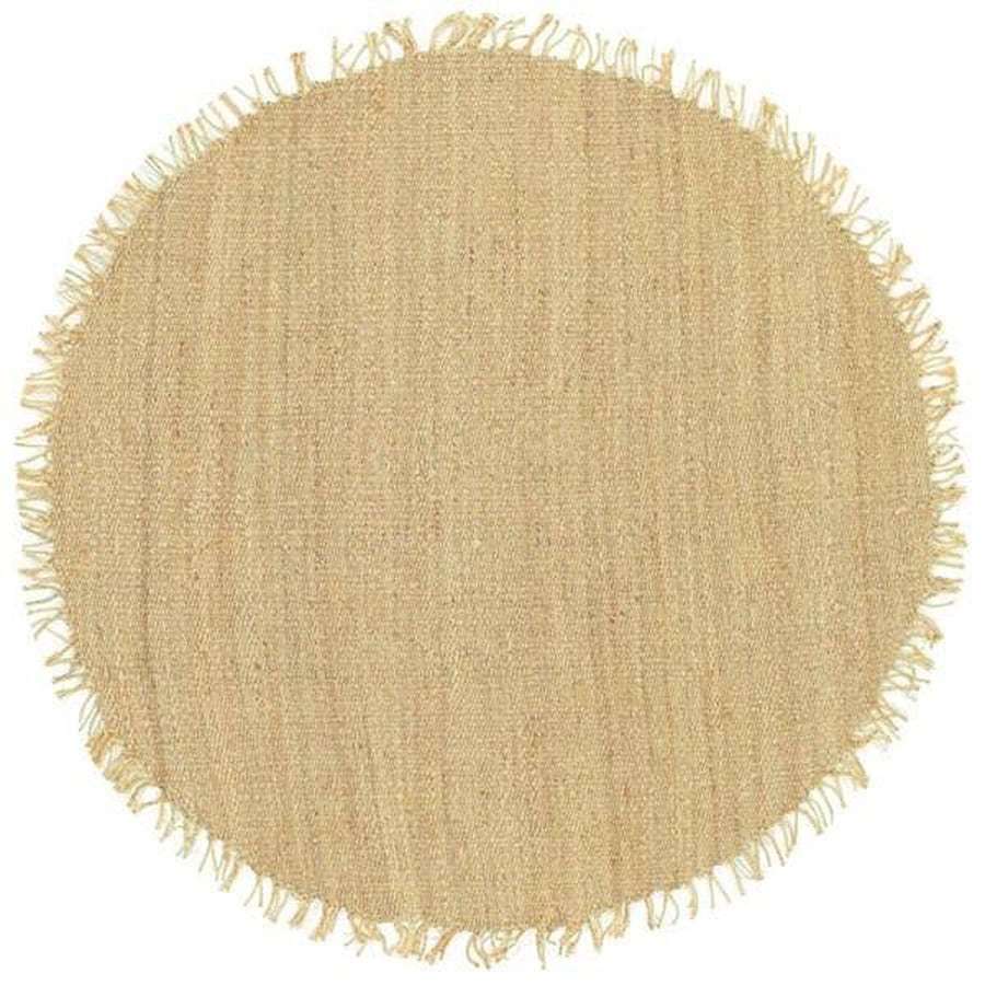 Surya Beige Round Indoor Handcrafted Area Rug Common 8 X Surya Beige Round Indoor Handcrafted Area Rug Common 8 X Actual