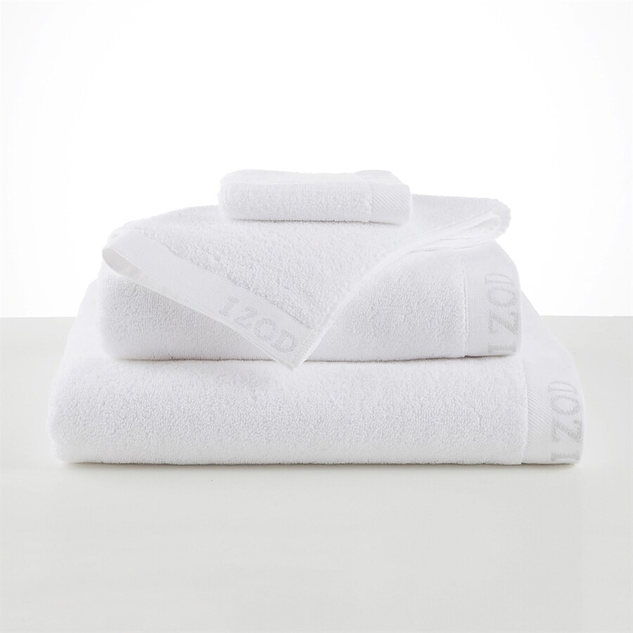 IZOD by WestPoint Home 6-Pack Optical White Egyptian Cotton Bathroom ...