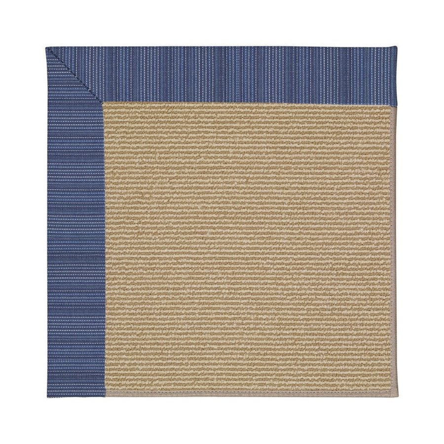 Capel Rugs Zoe Sisal Navy Stripe Square Indoor Outdoor Area