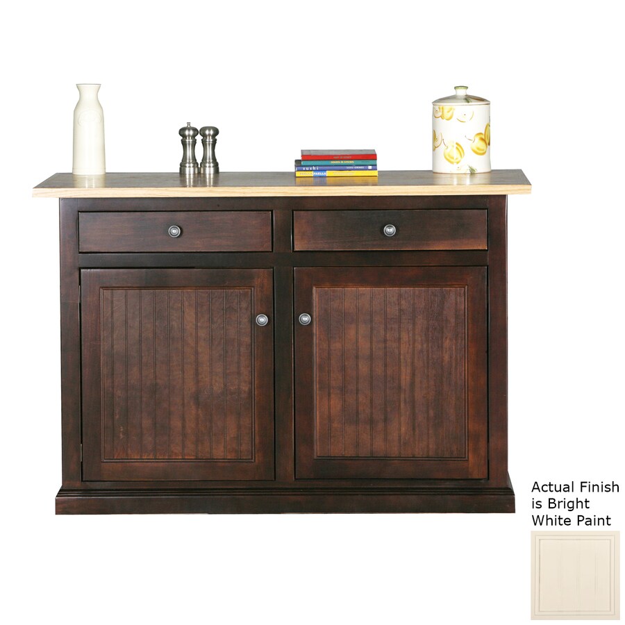 Eagle White Farmhouse Kitchen Islands at