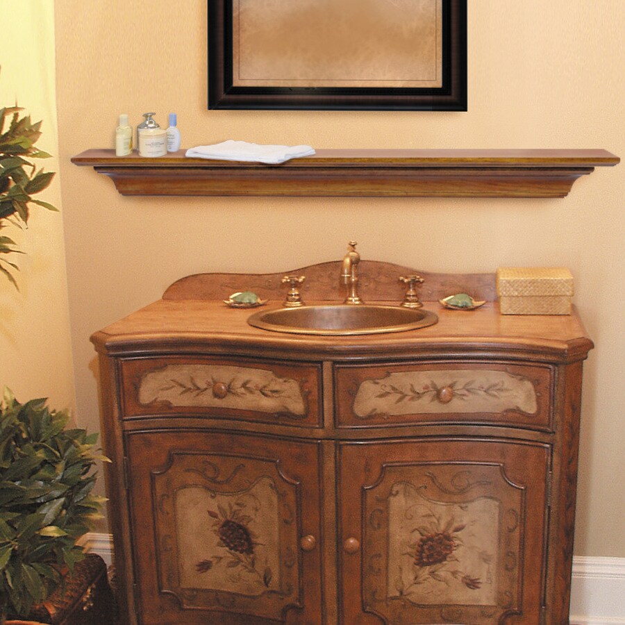 Pearl Mantels Homestead 48 In W X 5 In H X 10 In D Antique Birch