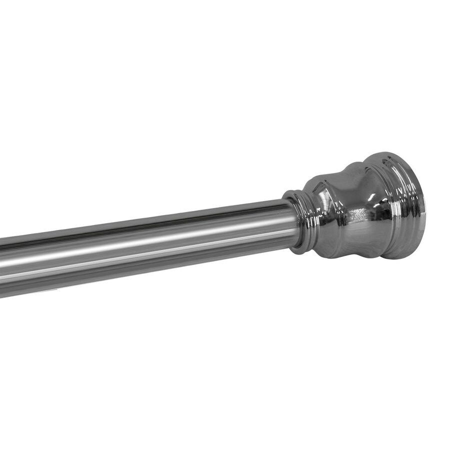 Elegant Home Fashions 44 72 In Chrome Adjule Single Shower Elegant Home Fashions 44 72 In Chrome Adjule Single Shower Curtain Rod