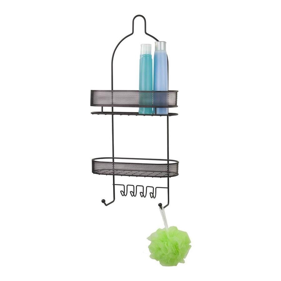 Home Basics 23.5in H Over The Showerhead Steel Bronze Hanging Shower