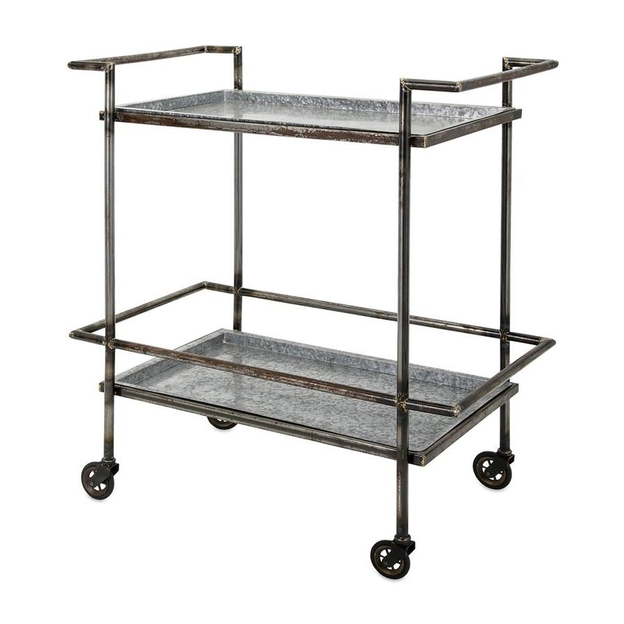 Imax Worldwide Gray Industrial Kitchen Cart at