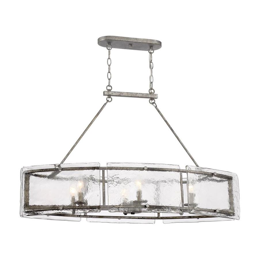 Quoizel Fortress 15 5 In W 6 Light Mottled Silver Kitchen Island Quoizel Fortress 15 5 In W 6 Light Mottled Silver Kitchen Island With Textured