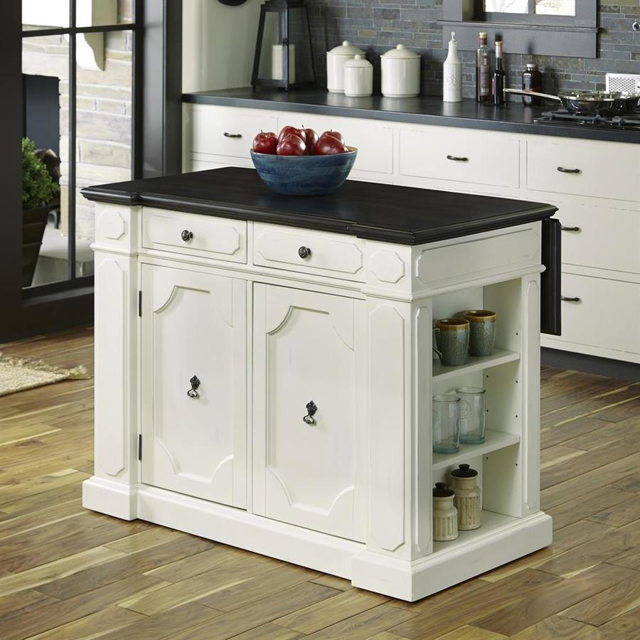 Home Styles White Casual Kitchen Island at