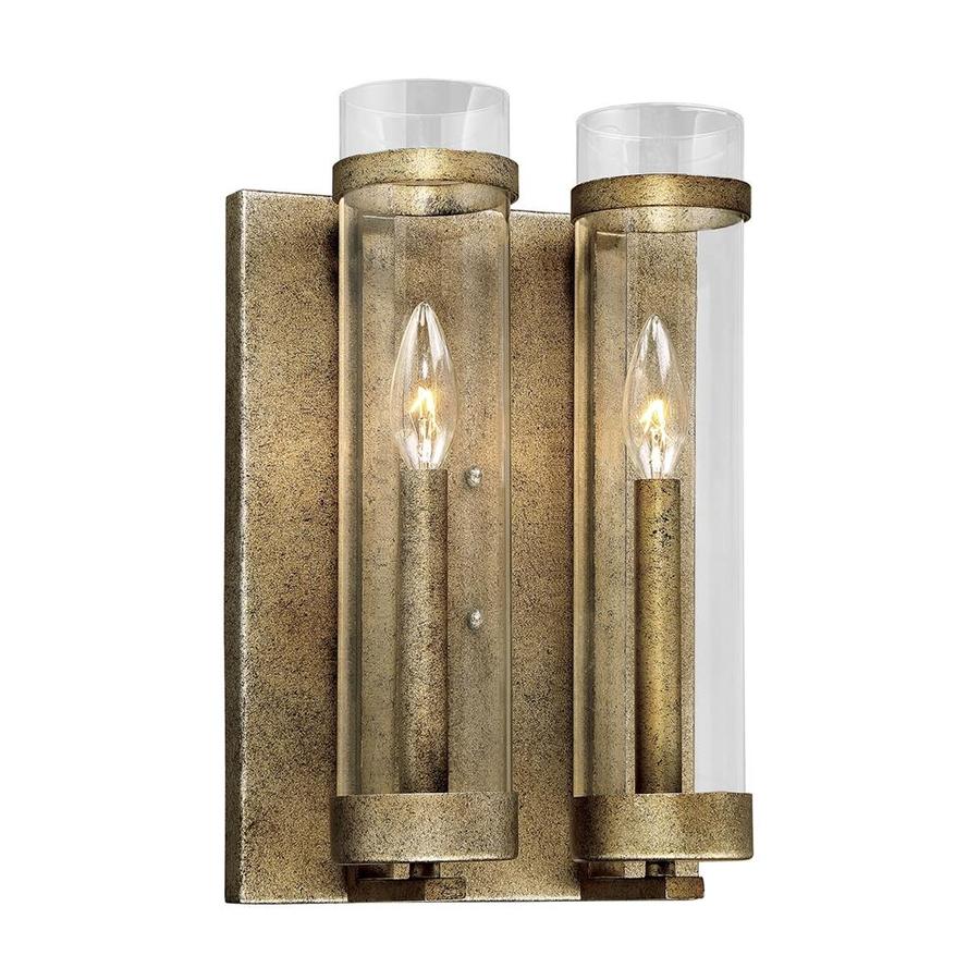 Millennium Lighting Milan 9.5in W 2Light Vintage gold Candle