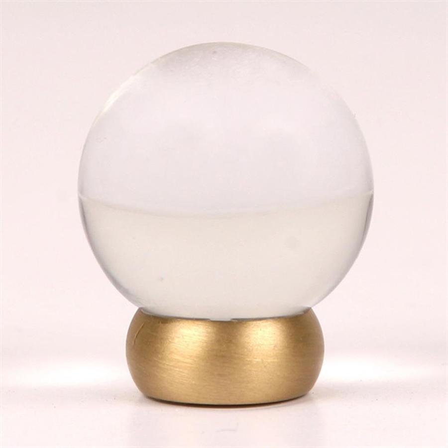Lew's Hardware Glass Ball Knob Series Transparent Clear glass Round