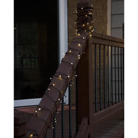 Flipo Brown String Lights At Lowes Flipo 100 Led Warm White String Light W Brown