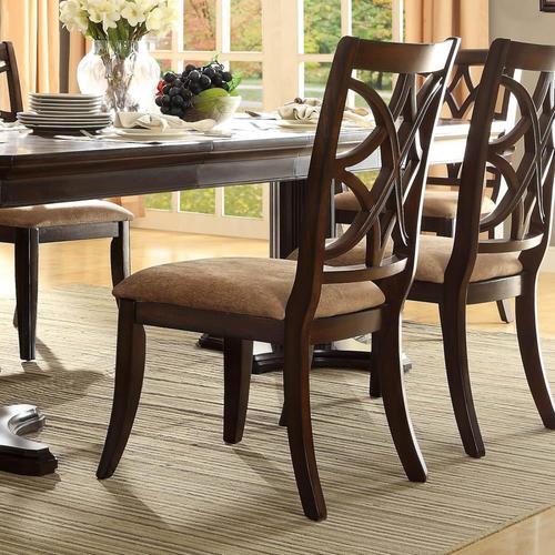 Homelegance Set of 2 Keegan Traditional Neutral-Toned Side Chairs at ...