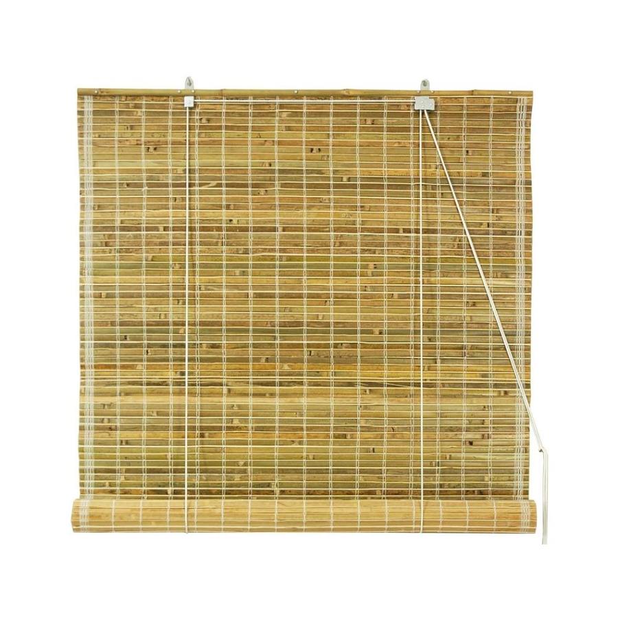Oriental Furniture Natural Bamboo Horizontal Blinds 48in; Actual 48in x 72in) at