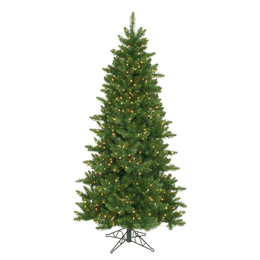 Northlight 9-ft Pre-lit Slim Artificial Christmas Tree with 600 ...