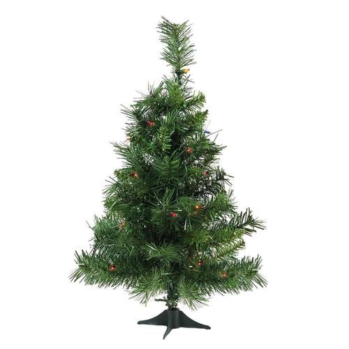 Northlight 2-ft Pre-lit Artificial Christmas Tree with 35 Constant ...