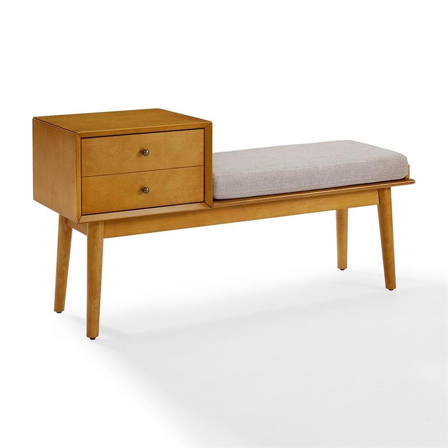Crosley Furniture Landon Acorn Indoor Accent Bench At Lowes Crosley Furniture Landon Acorn Indoor Accent Bench