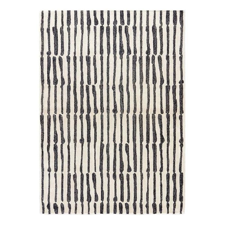 Jaipur Nikki Chu Saville Handmade Abstract White Black Area
