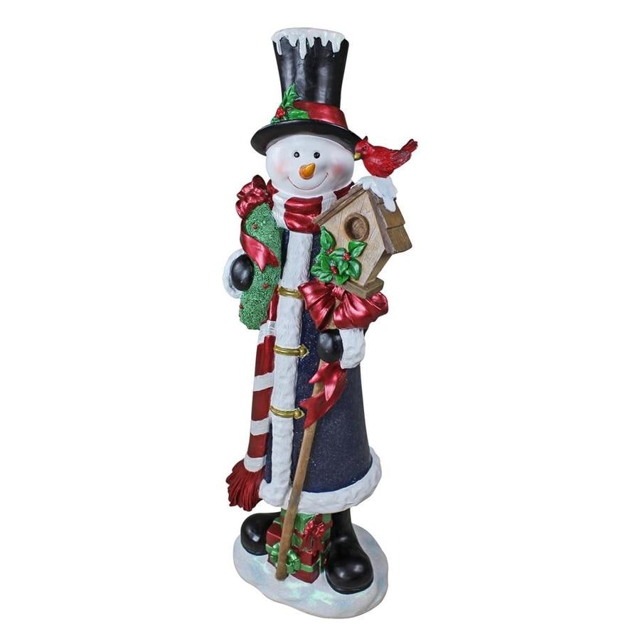 resin snowman statue