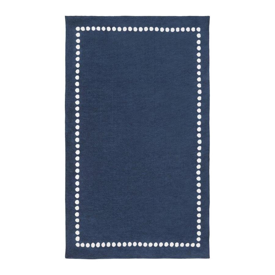 Surya Abigail Navy Cream Indoor Area Rug Common 5 X 8 Actual