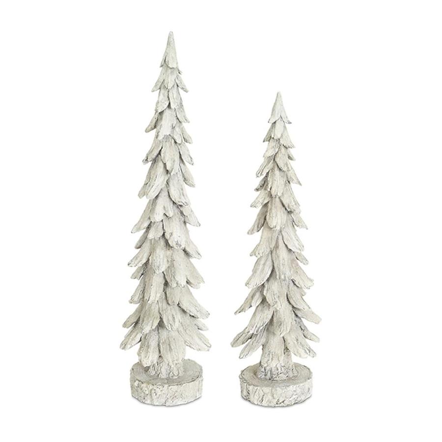 Melrose International Tree (Set of 2) 20-inH, 23.5-inH Resin in the ...