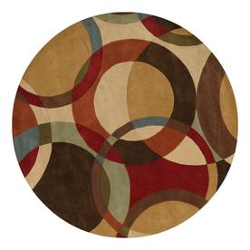 Round Rugs At Lowes Surya Forum Round Indoor Handcrafted Area Rug Common 10 X Actual