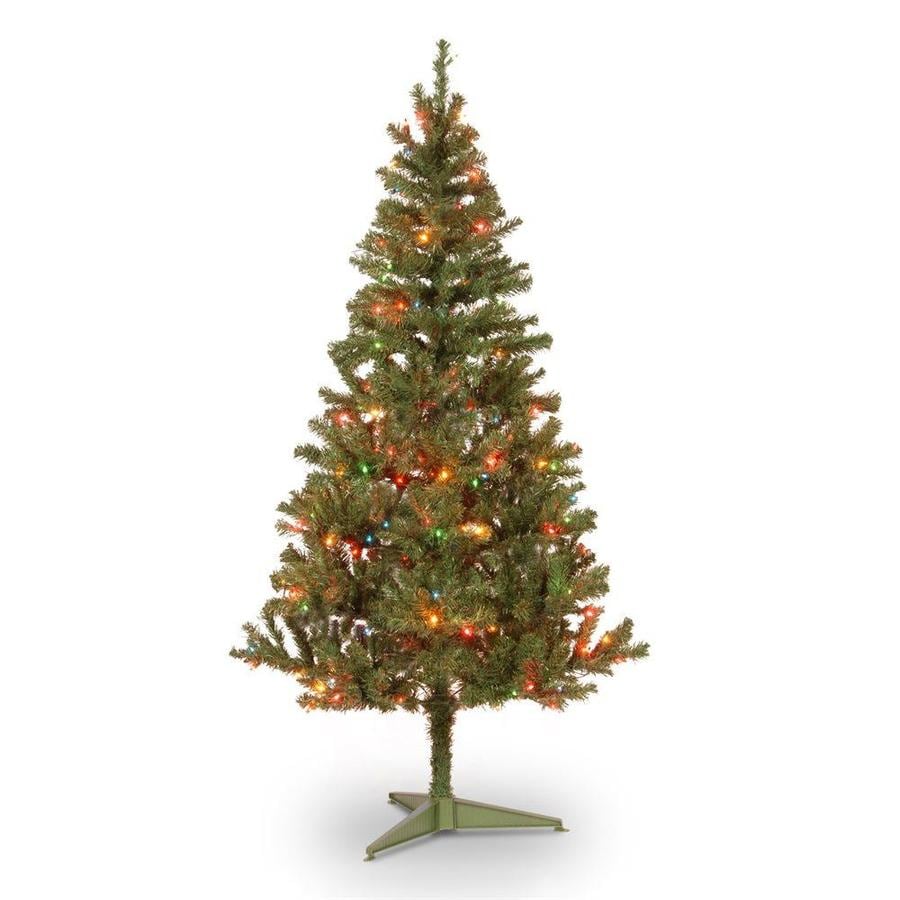 National Tree Company 6-ft Pre-Lit Canadian Grande Fir Tree with ...