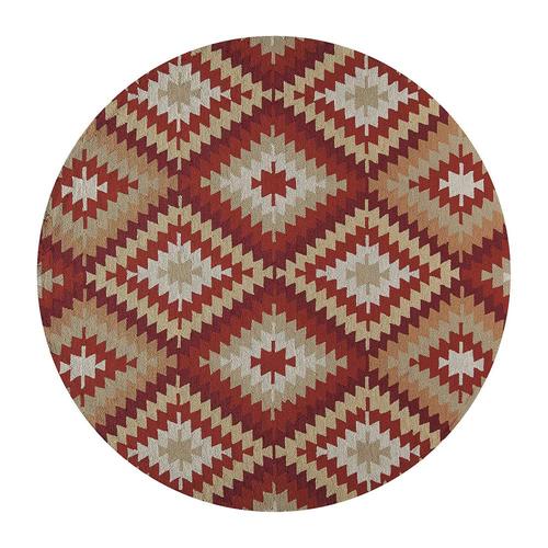 Momeni Veranda Round Indoor/Outdoor Handcrafted Area Rug