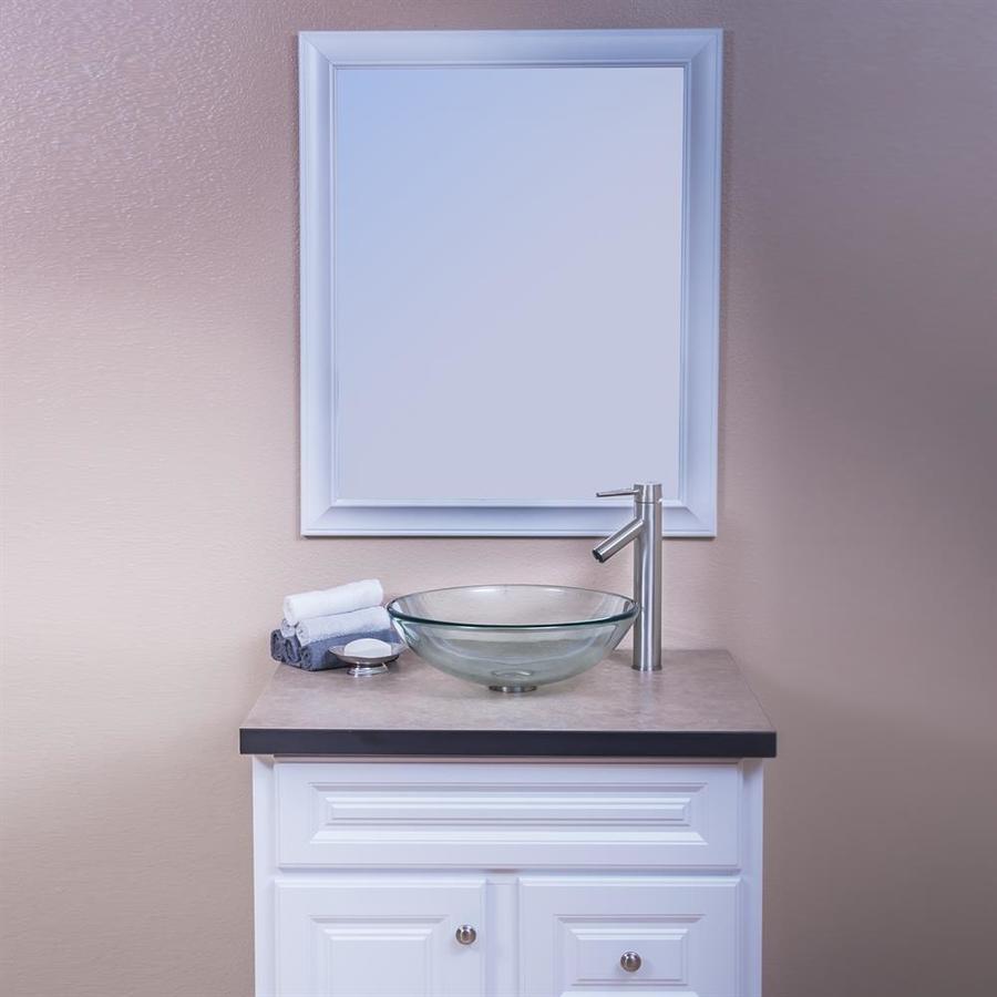 Novatto Best Value Clear Tempered glass Vessel Round Bathroom Sink with