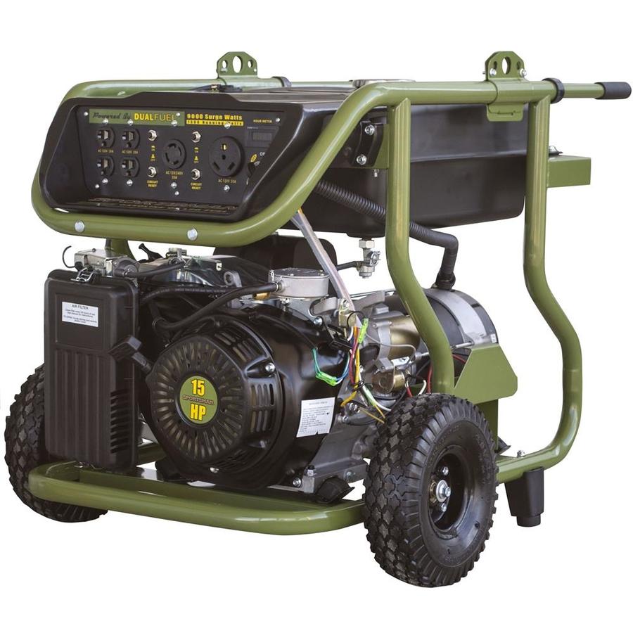 Buffalo Dual Fuel 7200RunningWatt Portable Generator with Sportsman