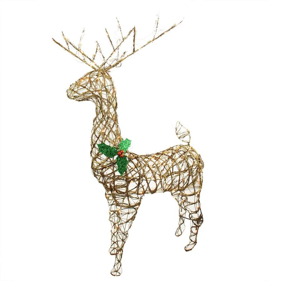 Outdoor Lighted Grapevine Reindeer at Steven Johnson blog