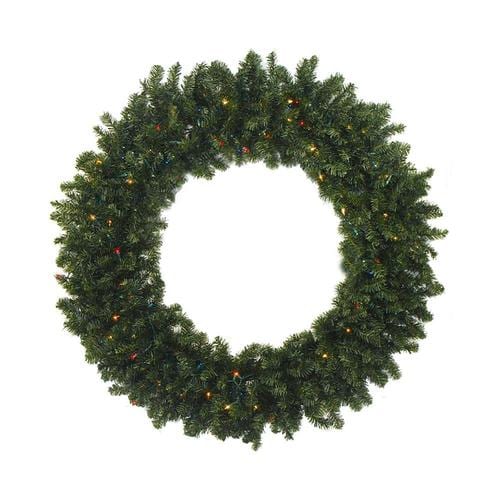 Northlight 5-ft Pre-lit Christmas Wreath in the Artificial Christmas ...